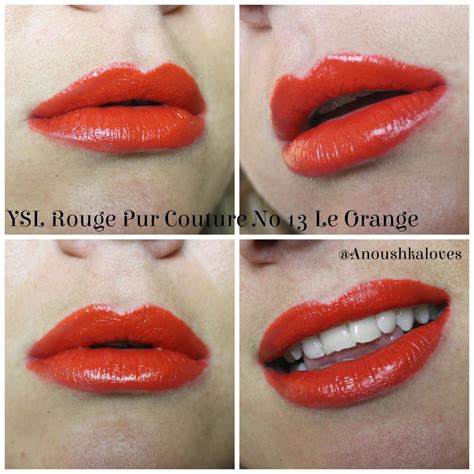 ysl rouge pur couture orange imagine|ysl pur couture color.